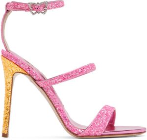 Sophia Webster Pink Rosalind Heeled Sandals