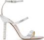 Sophia Webster Silver Rosalind Crystal Heeled Sandals - Thumbnail 1