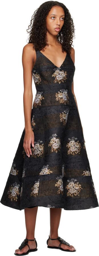 Sophia Webster Black Butterfly Flat Sandals - Picture 3