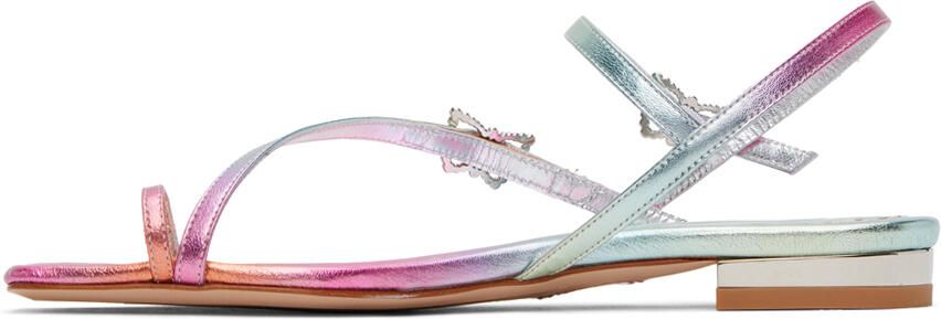 Sophia Webster Multicolor Venus Flat Sandals - Picture 3