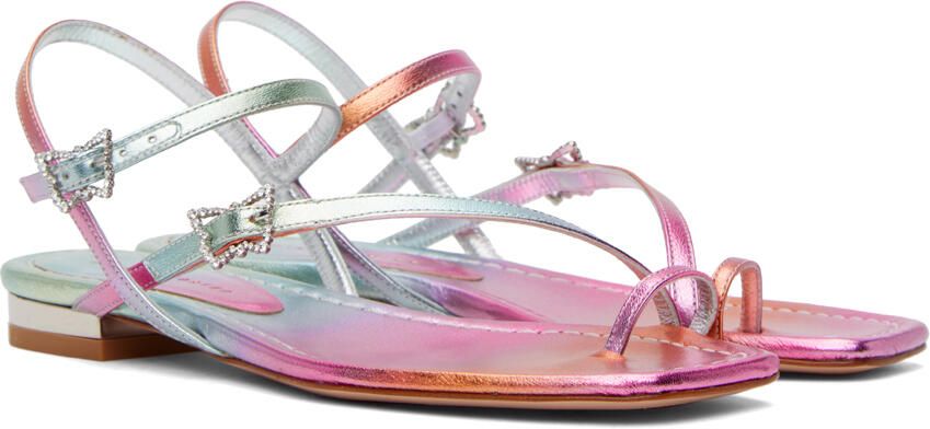 Sophia Webster Multicolor Venus Flat Sandals - Picture 2