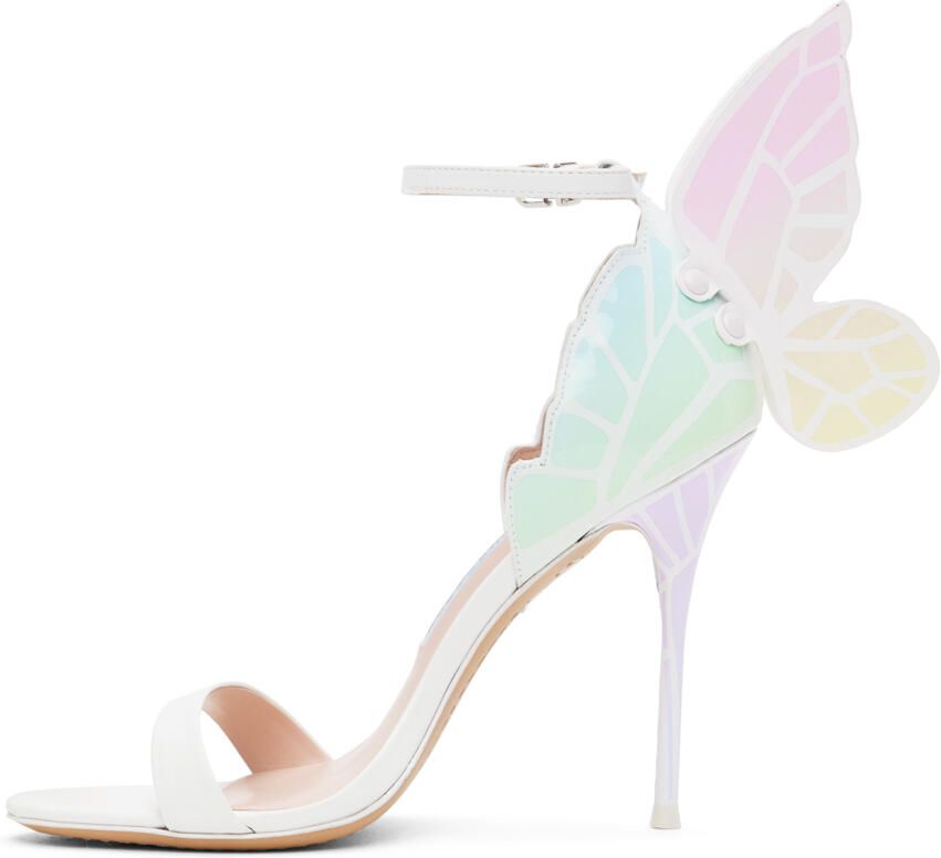 Sophia Webster Off-White Chiara Heeled Sandals - Picture 3