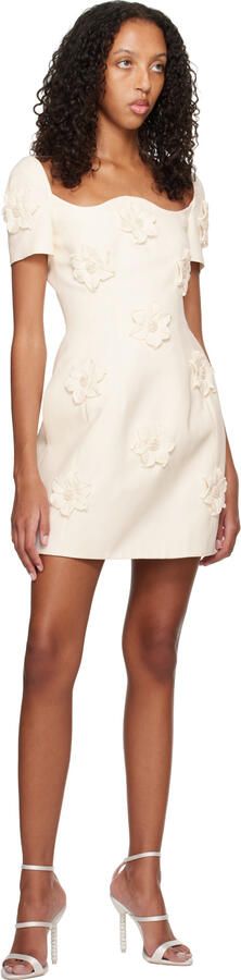 Sophia Webster Off-White Rosalind Crystal Heeled Sandals - Picture 4