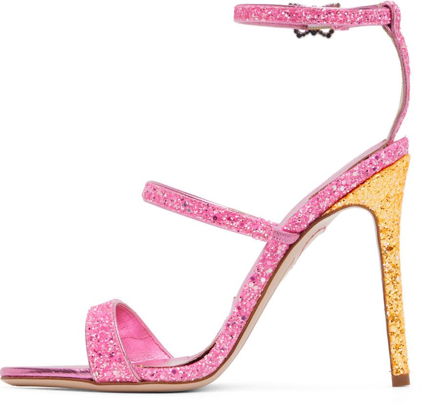 Sophia Webster Pink Rosalind Heeled Sandals - Picture 2