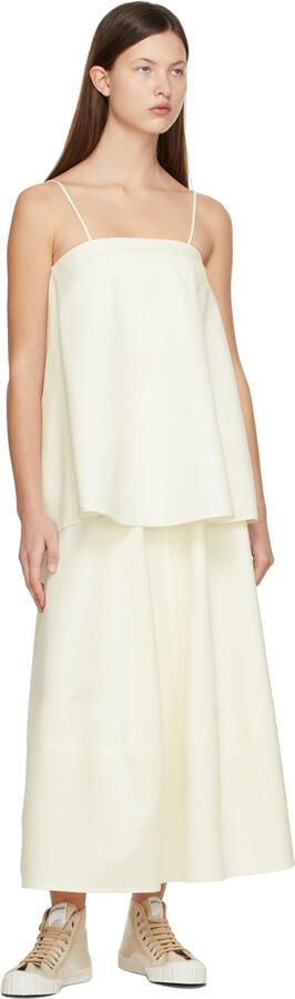 Spalwart Beige Linen Special Mid Sneakers - Picture 4