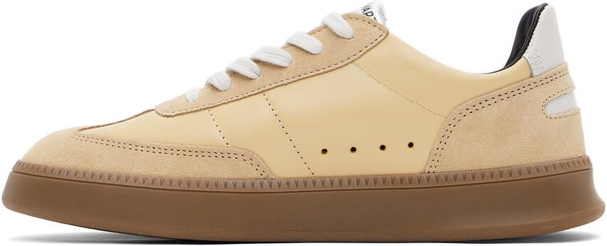 Spalwart Beige Nappa Smash Sneakers - Picture 4