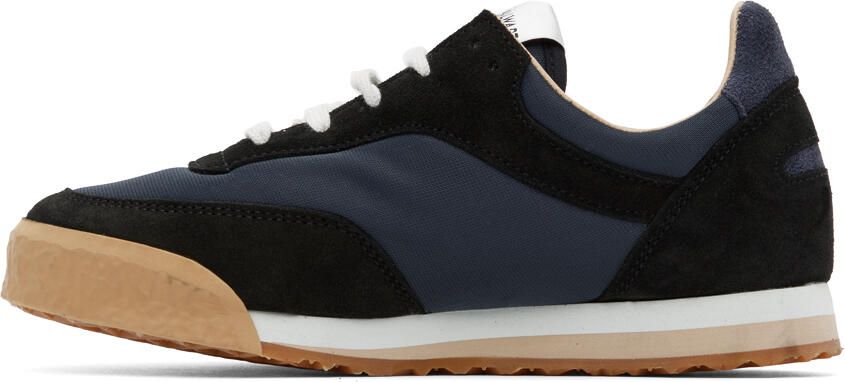 Spalwart Navy & Black Pitch Low Sneakers - Picture 3