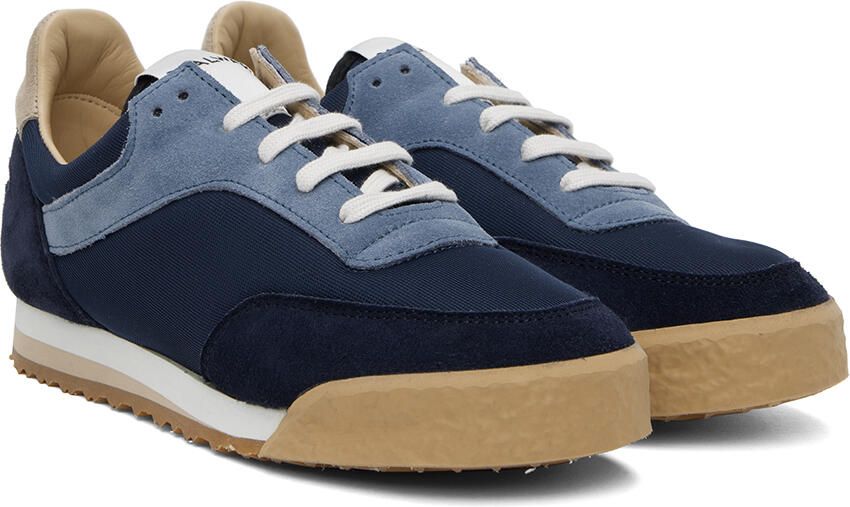 Spalwart Navy Pitch Sneakers - Picture 2