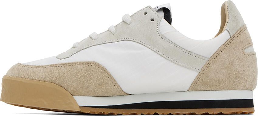 Spalwart White & Beige Pitch Low Sneakers - Picture 3