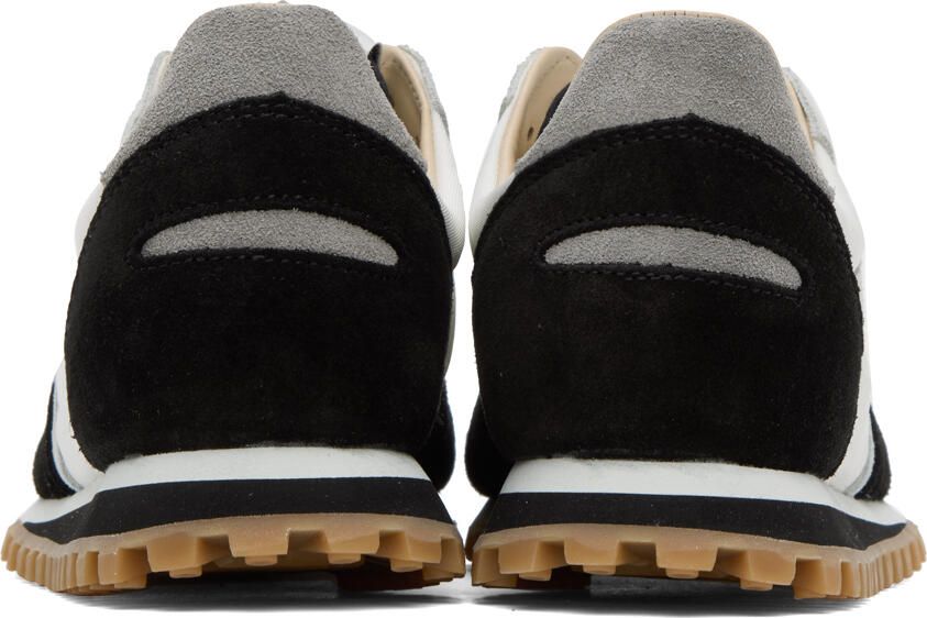 Spalwart White & Black Marathon Trail Low Sneakers