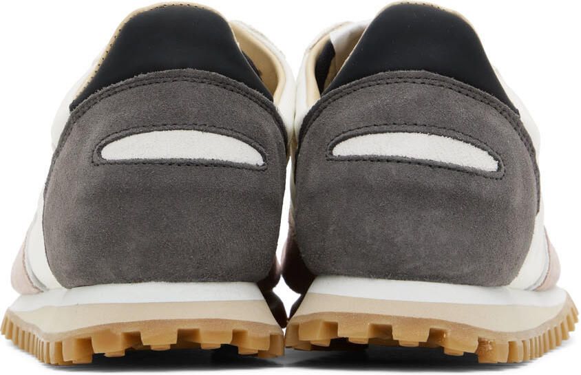 Spalwart White & Pink Marathon Trail Low Mix Sneakers