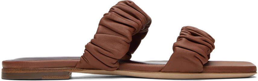 Staud Brown Maya Sandals
