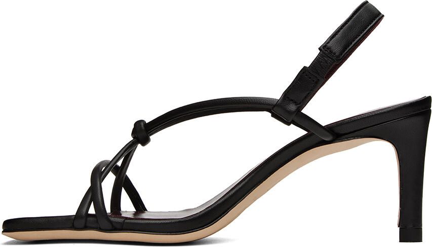 Staud Black Nicolette Heeled Sandals - Picture 4