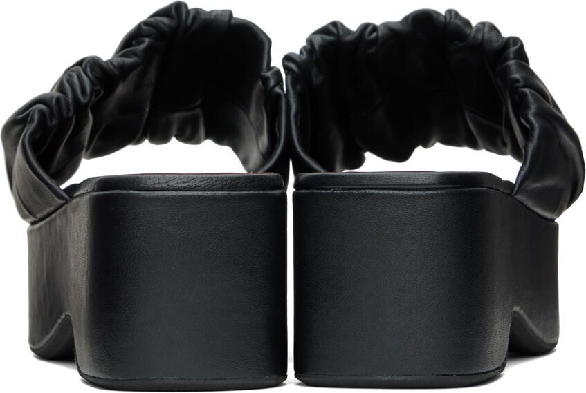 Staud Black Nina Platform Sandals