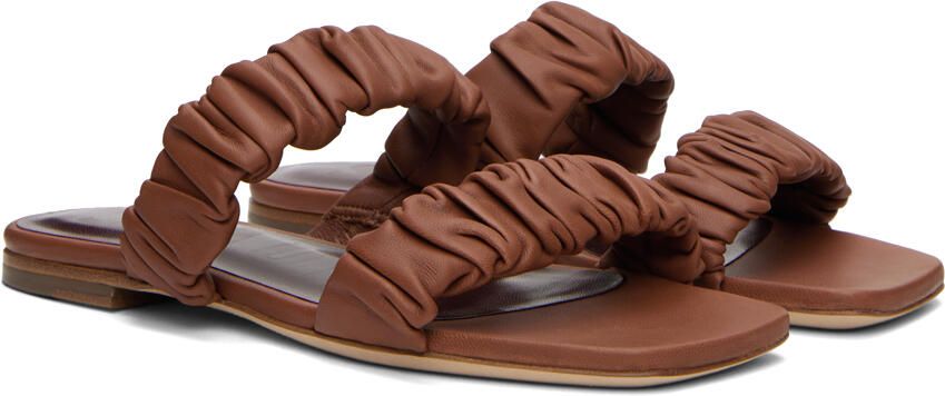 Staud Brown Maya Sandals - Picture 2