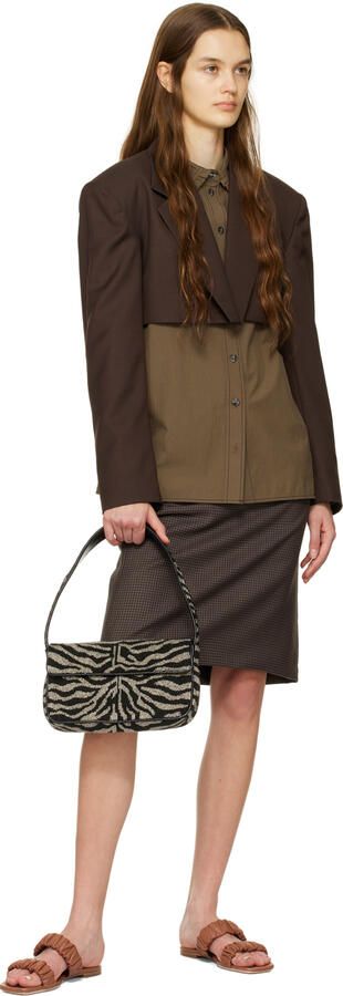 Staud Brown Maya Sandals - Picture 3