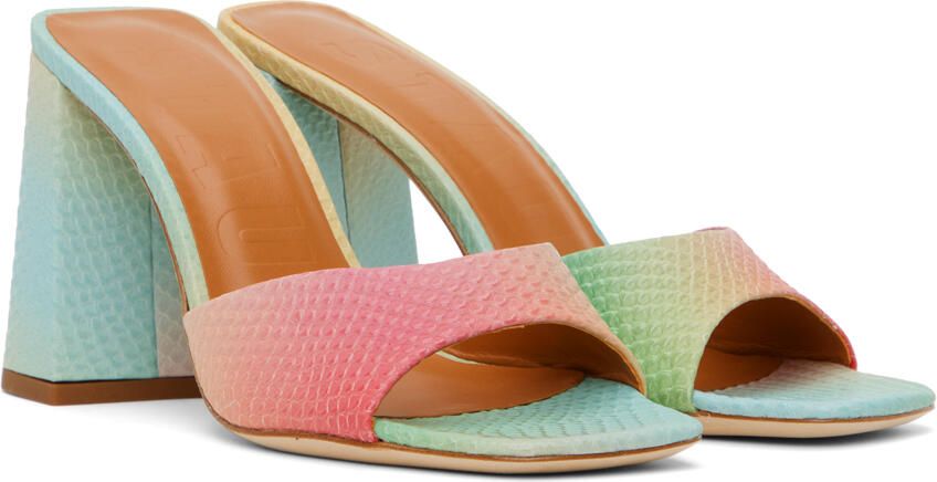 Staud Multicolor Sloane Heeled Sandals - Picture 2