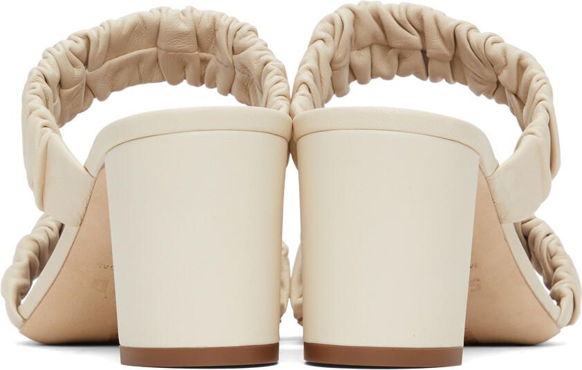 Staud Off-White Frankie Heeled Sandals - Picture 3