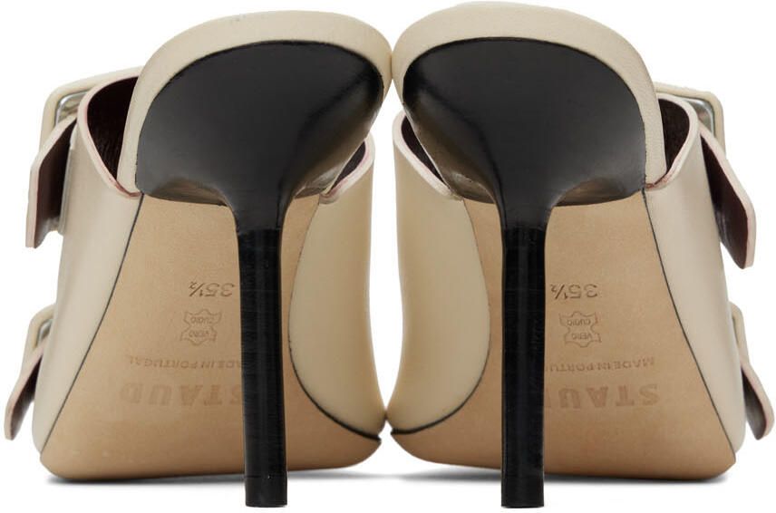 Staud Off-White Remi Heeled Sandals