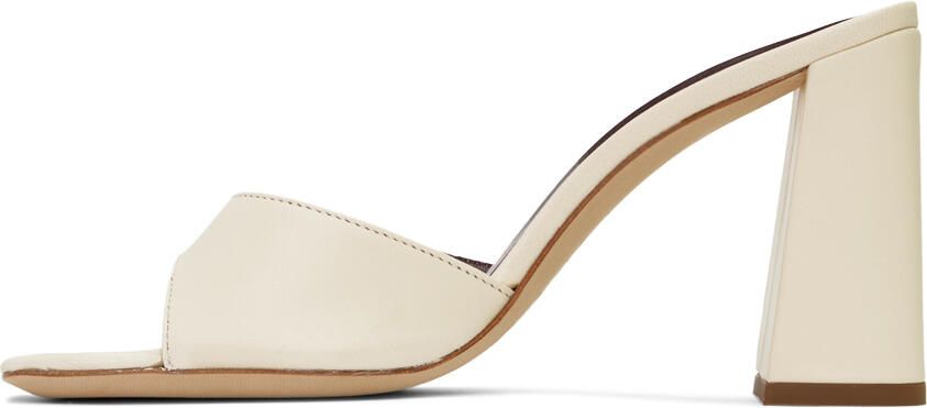 Staud Off-White Sloane Heeled Sandals - Picture 4