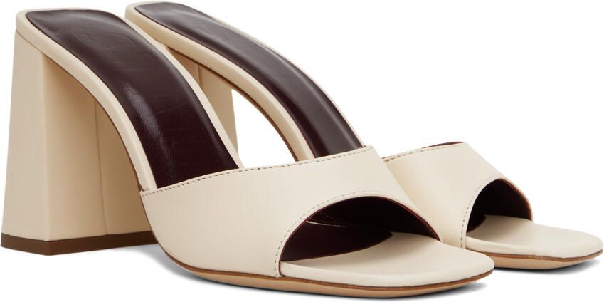 Staud Off-White Sloane Heeled Sandals - Picture 2