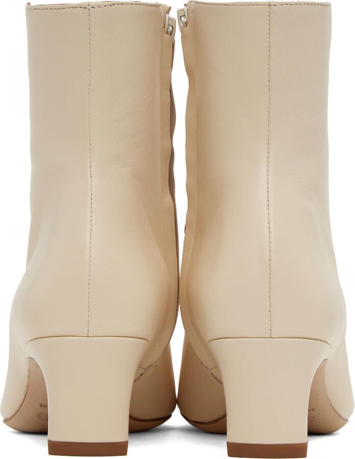 Staud Off-White Wally Ankle Boots