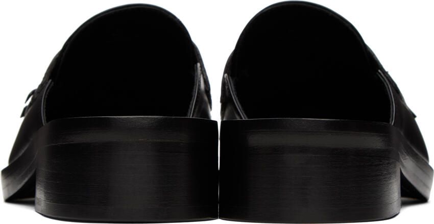 Stefan Cooke Black Button Mules