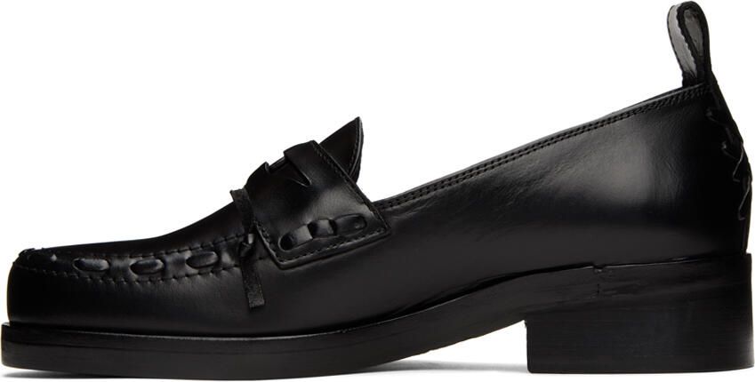 Stefan Cooke Black Leather Loafers - Picture 3