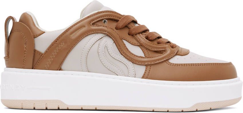 Stella McCartney Brown & Taupe S-Wave 1 Sneakers