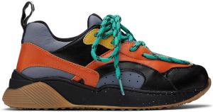 Stella McCartney Kids Grey & Orange Colorblock Sneakers
