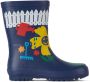 Stella McCartney Kids Navy Gardening Waterproof Rain Boots - Thumbnail 1
