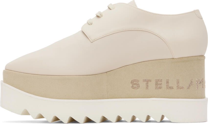 Stella McCartney Beige Elyse Oxfords - Picture 3