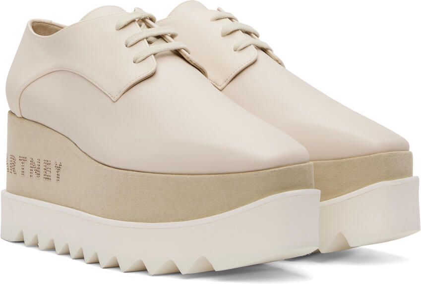 Stella McCartney Beige Elyse Oxfords - Picture 2