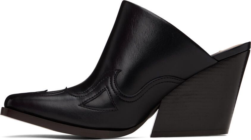 Stella McCartney Black Cowboy Cloudy Mules - Picture 3