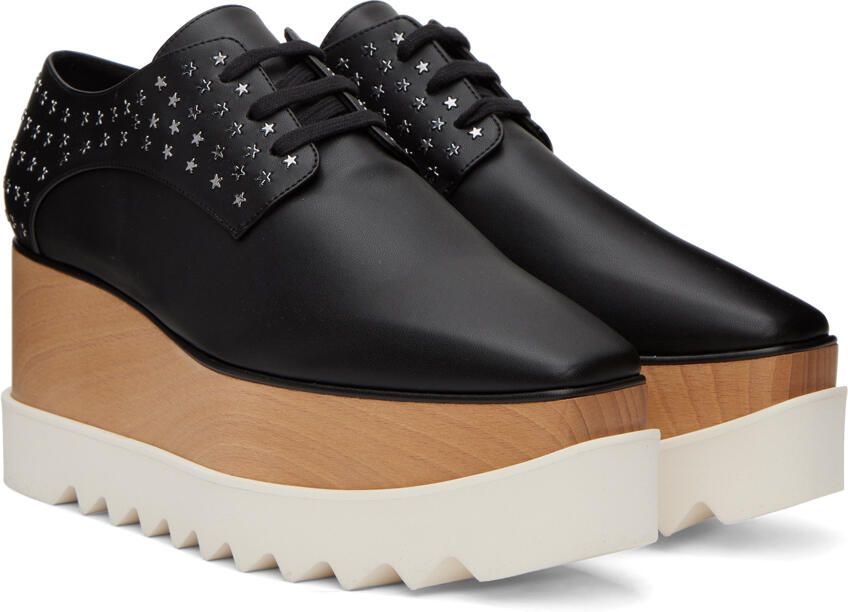 Stella McCartney Black Mini Star Elyse Oxfords - Picture 2