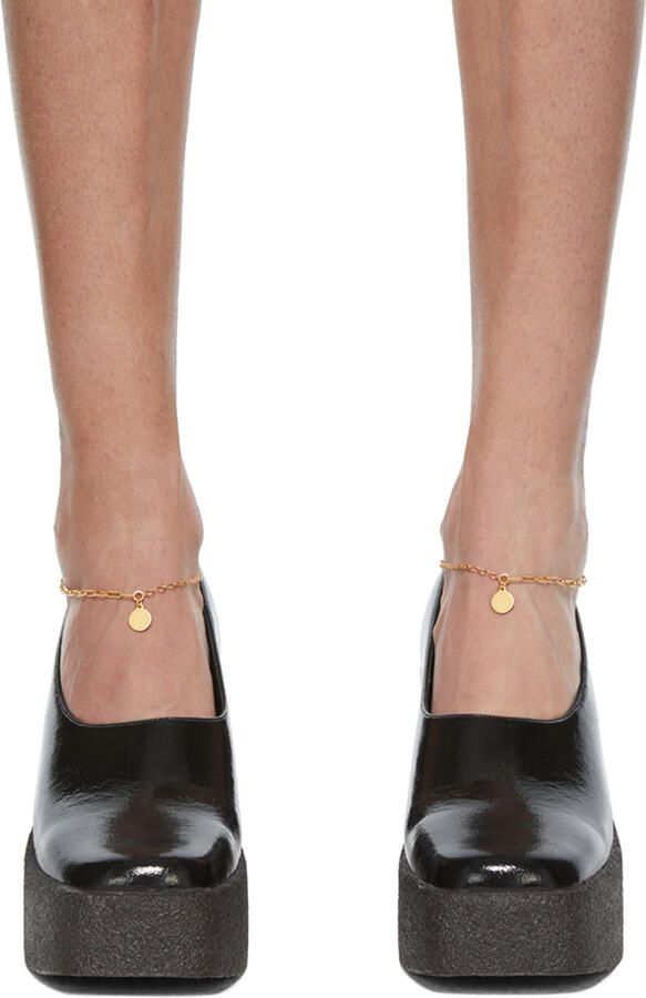 Stella McCartney Black Patent Block Heels - Picture 2