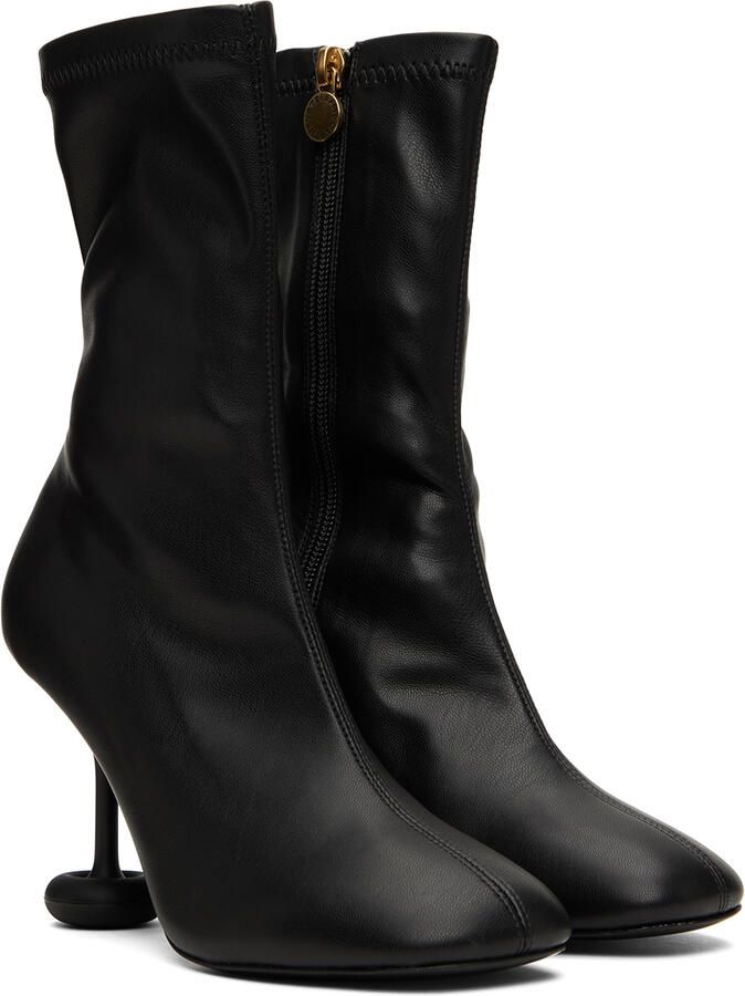 Stella McCartney Black Shroom Heel Boots - Picture 3