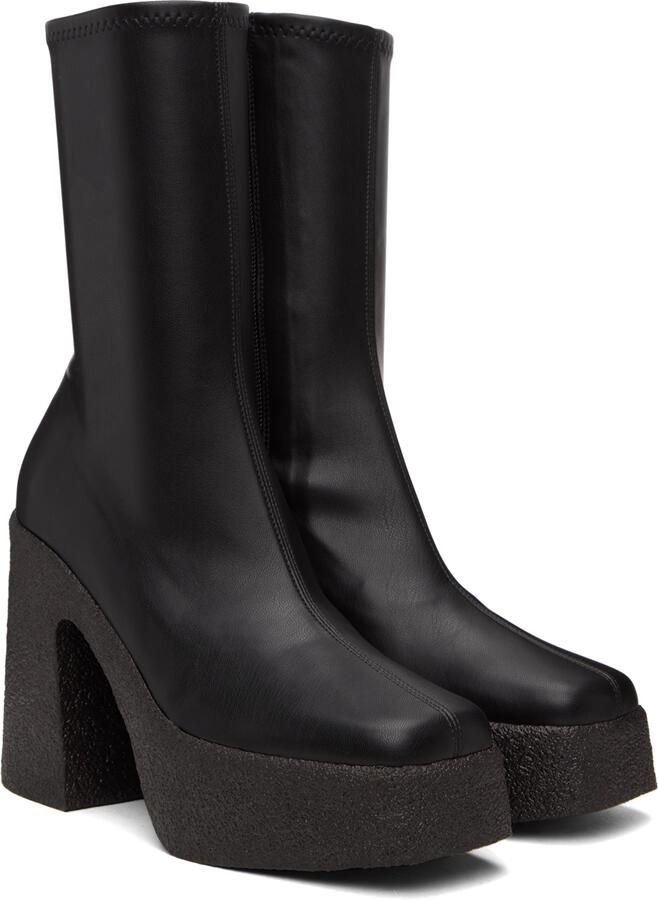 Stella McCartney Black Skyla Heeled Boots - Picture 3