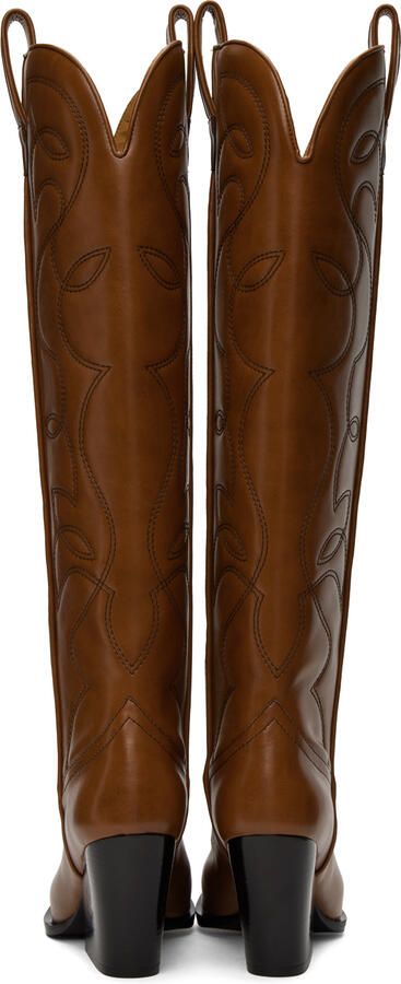 Stella McCartney Brown Cowboy Boots - Picture 4