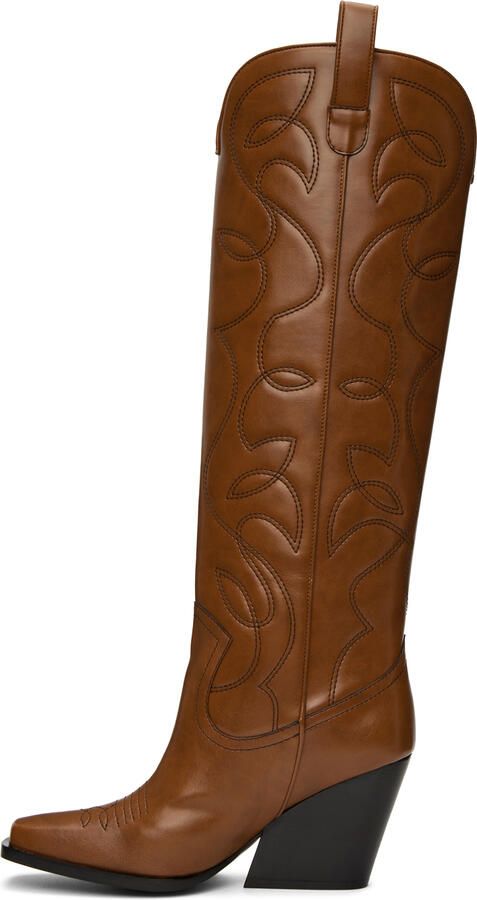 Stella McCartney Brown Cowboy Boots