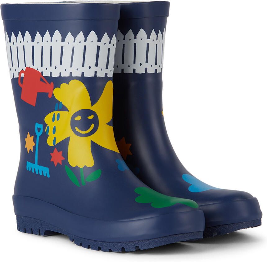 Stella McCartney Kids Navy Gardening Waterproof Rain Boots