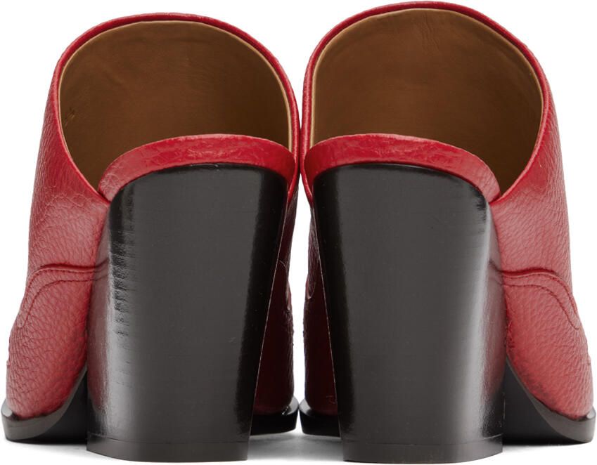 Stella McCartney Red Cowboy Cloudy Mules