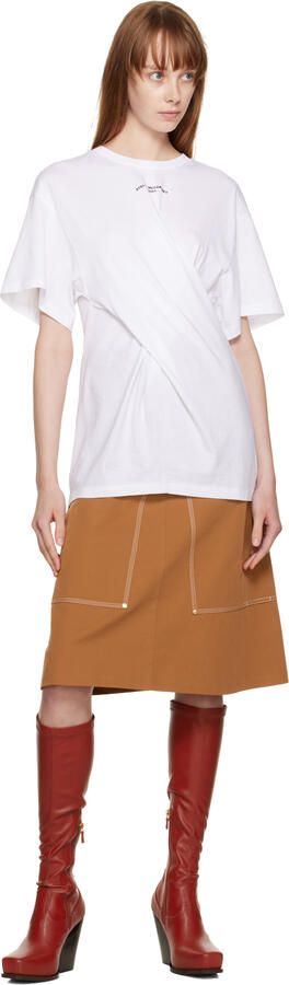 Stella McCartney Red Cowboy Knee-High Boots - Picture 4