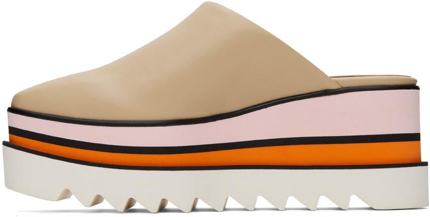 Stella McCartney Tan Sneak-Elyse Platform Loafers - Picture 3