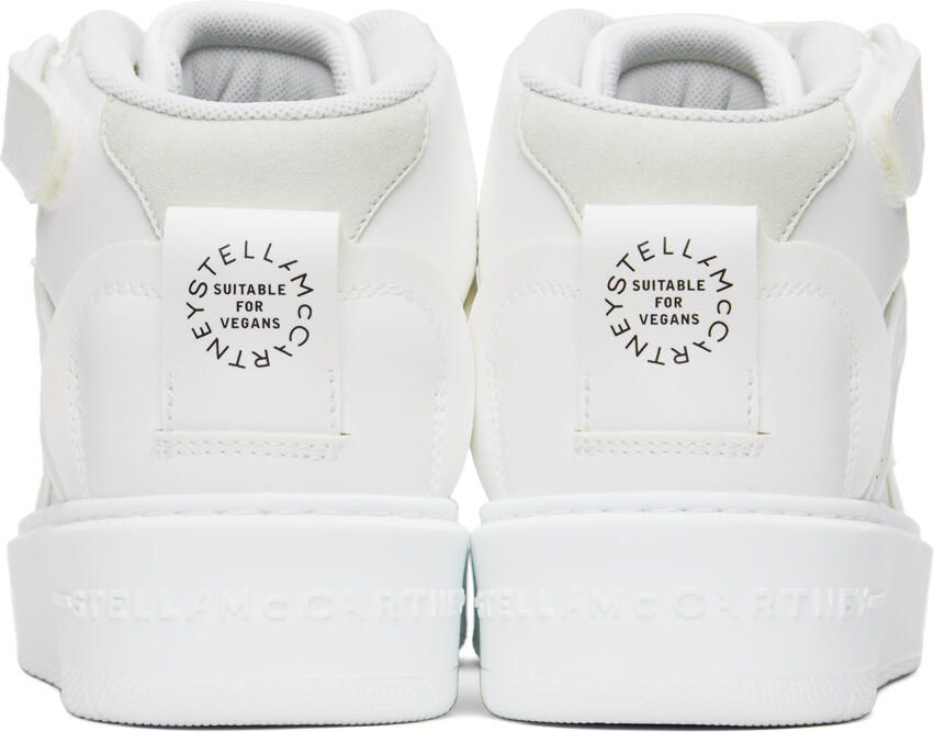 Stella McCartney White & Gray S-Wave 2 Sneakers