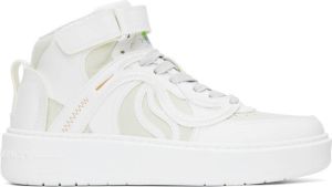 Stella McCartney White & Gray S-Wave 2 Sneakers