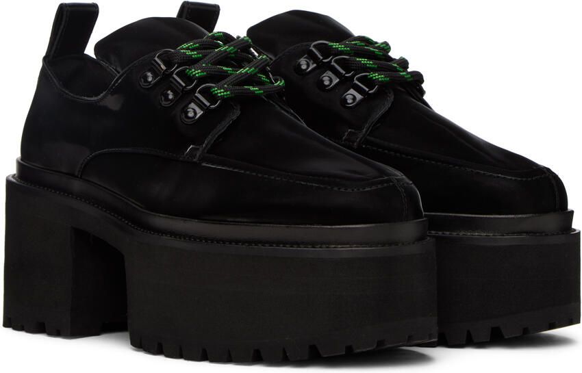 Stine Goya Black Elly Oxfords - Picture 3