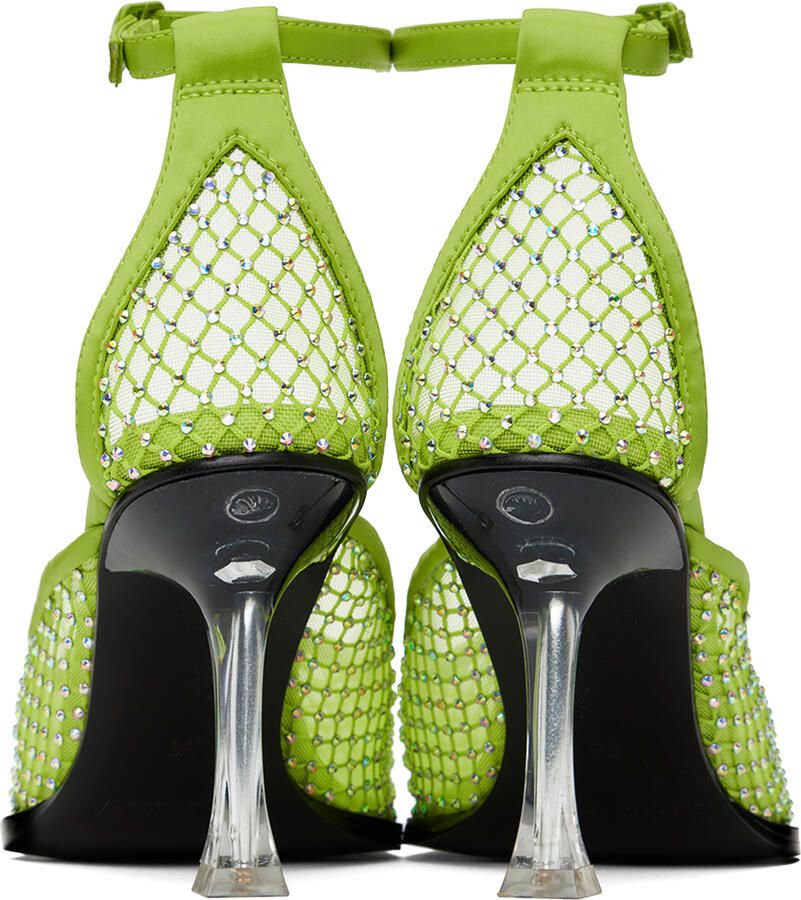 Stine Goya Green Crystal Heels