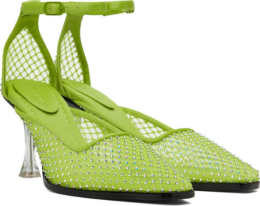 Stine Goya Green Crystal Heels - Picture 2