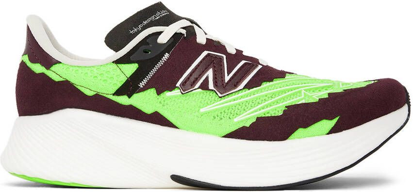 Stone Island Brown & Green New Balance Edition RC Elite V2 Sneakers